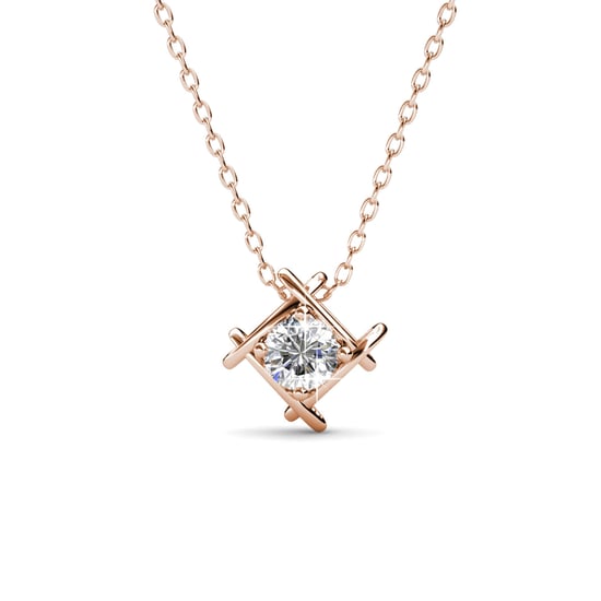 Colgantes Roxy - Oro rosa y cristal - Image 1