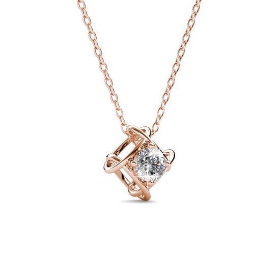 Colgantes Roxy - Oro rosa y cristal - Image 2