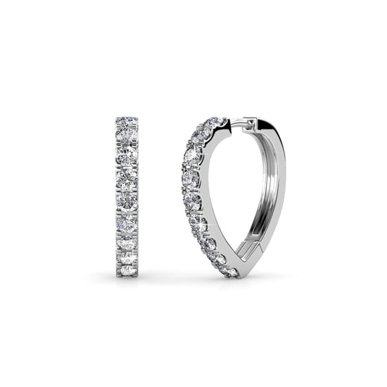 Pendientes Ariane - Plata y Cristal - Image 1