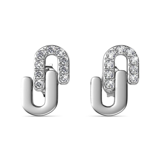 Pendientes Union - Plata y Cristal - Image 2