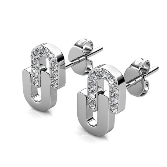 Pendientes Union - Plata y Cristal - Image 3