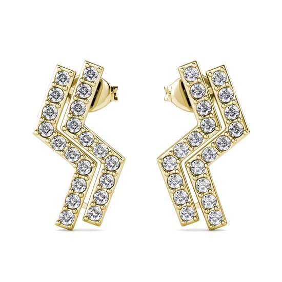Pendientes Brontide - Oro y Cristal - Image 2
