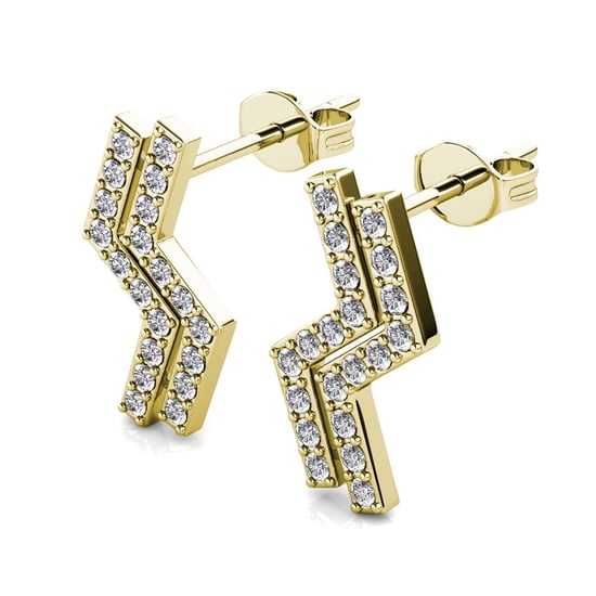 Pendientes Brontide - Oro y Cristal - Image 3