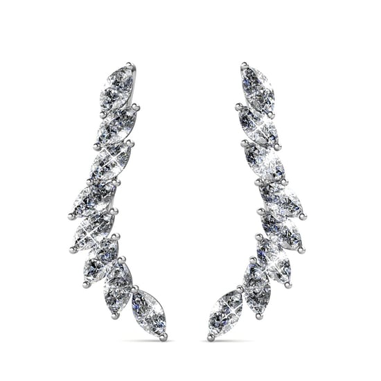 Pendientes Clematis - Plata y Cristal - Image 3