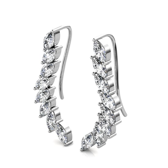 Pendientes Clematis - Plata y Cristal - Image 4