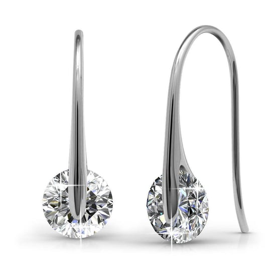 Pendientes con clase - Plata y cristal - Image 1