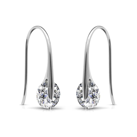 Pendientes con clase - Plata y cristal - Image 3