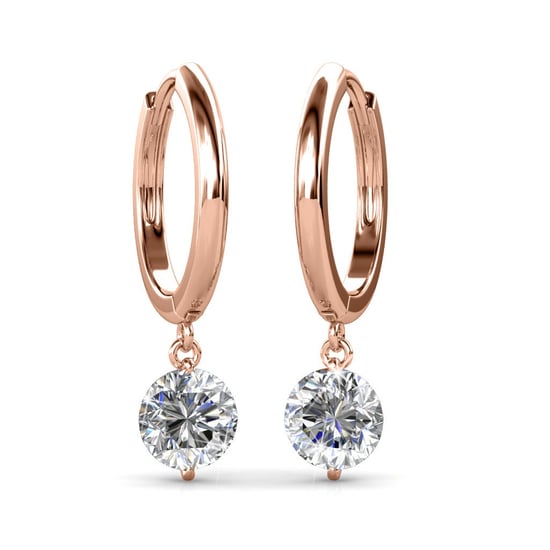 Pendientes Grace - Oro rosa y cristal - Image 2