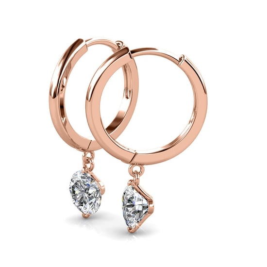 Pendientes Grace - Oro rosa y cristal - Image 3