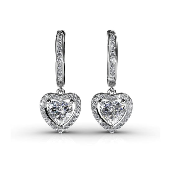 Pendientes Only Love - Plata y Cristal - Image 1