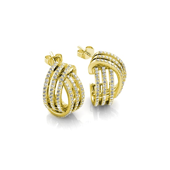 Pendientes Cherish - Oro y Cristal - Image 2
