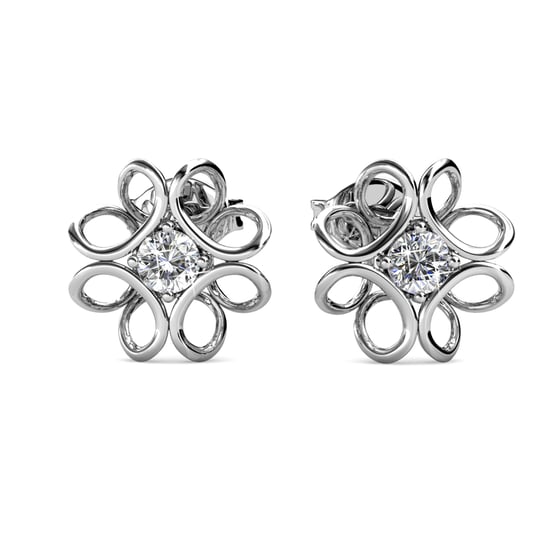 Pendientes de narciso - Plata y cristal - Image 2