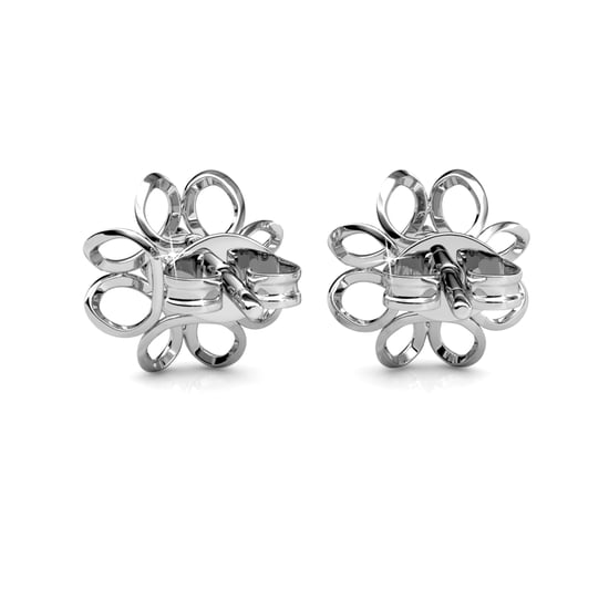 Pendientes de narciso - Plata y cristal - Image 4