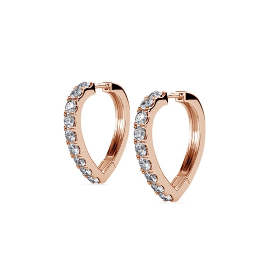 Pendientes Ariane - Oro rosa y cristal - Image 3