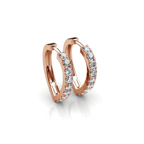 Pendientes Ariane - Oro rosa y cristal - Image 4