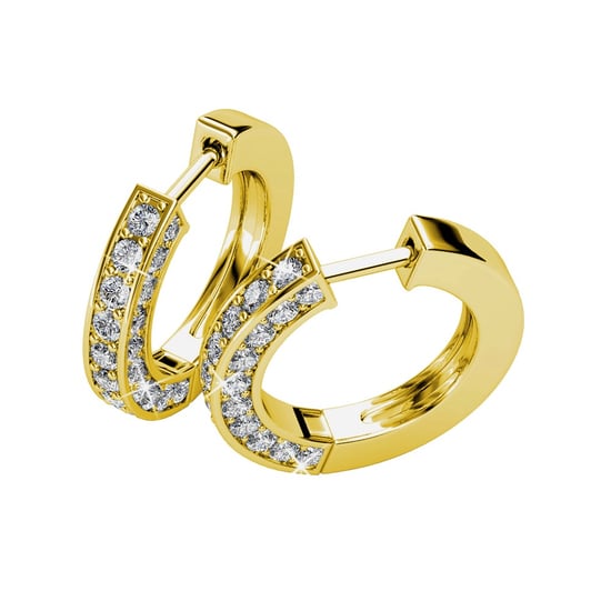 Pendientes Perry - Oro y Cristal - Image 4