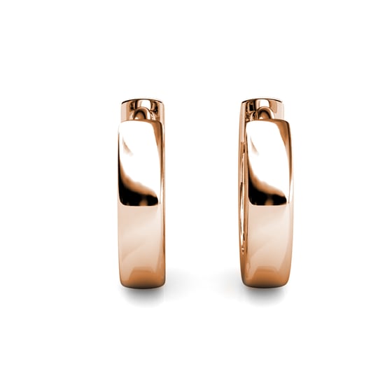 Anillos Pendientes - Oro Rosa y Cristal - Image 4