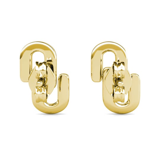 Pendientes Union - Oro y Cristal - Image 4
