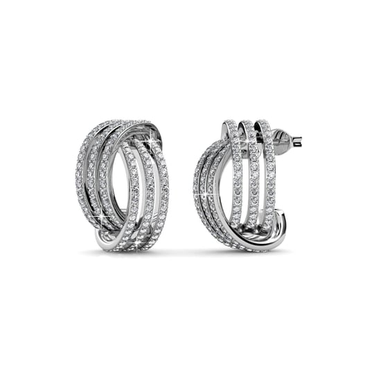 Pendientes Cherish - Plata y Cristal - Image 1