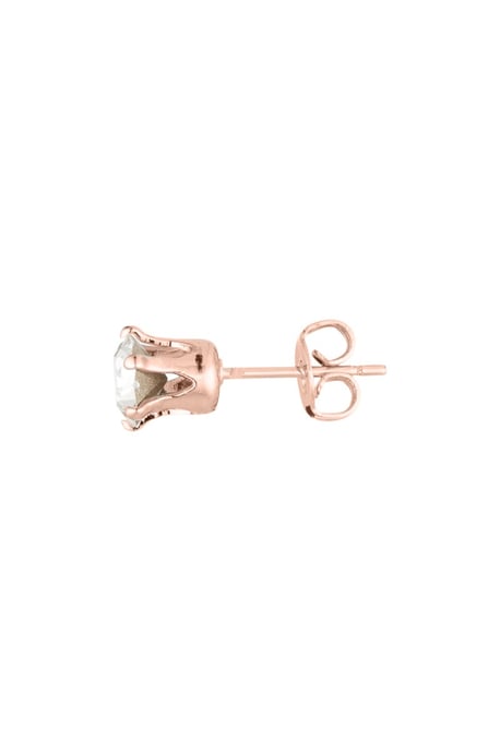 Pendientes Solitaire S - Oro rosa y cristal - Image 5
