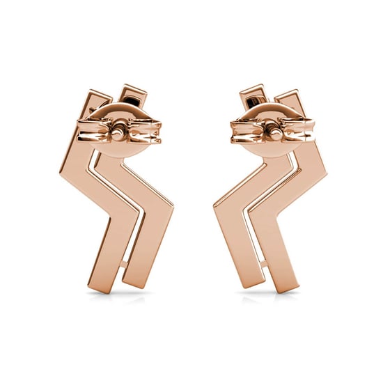 Pendientes Brontide - Oro rosa y cristal - Image 4