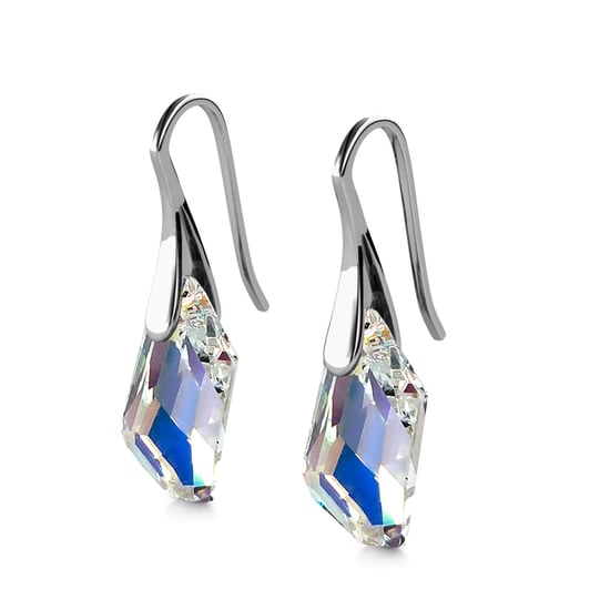 Pendientes Caballero de Plata - Plata y Blanco Brillante - Image 4