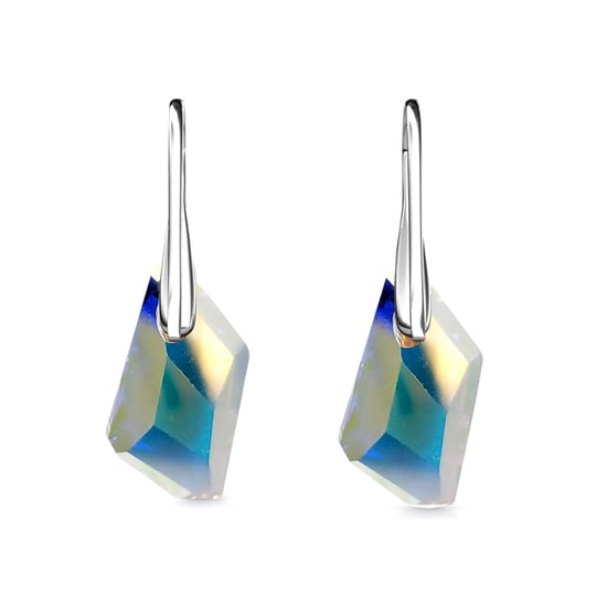 Pendientes Caballero de Plata - Plata y Blanco Brillante - Image 5