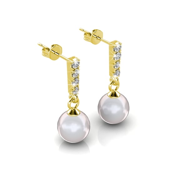 Pendientes Mercurio - Oro y Cristal - Image 3