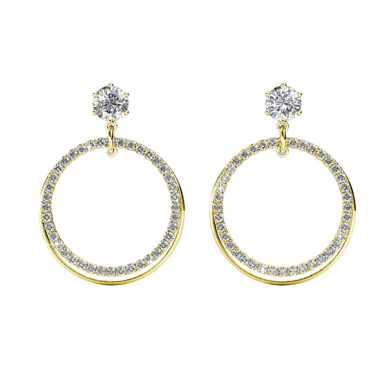 Pendientes Ariel - Oro y Cristal - Image 2