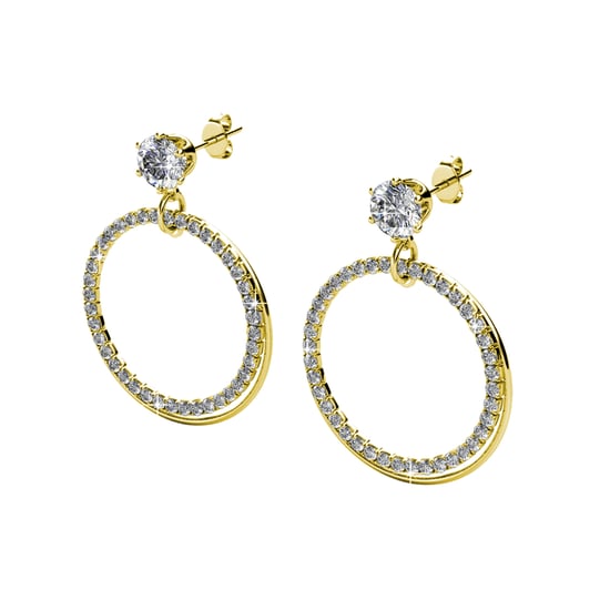 Pendientes Ariel - Oro y Cristal - Image 3