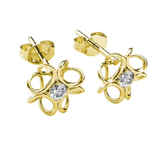 Pendientes de narciso - Oro y cristal - Image 3