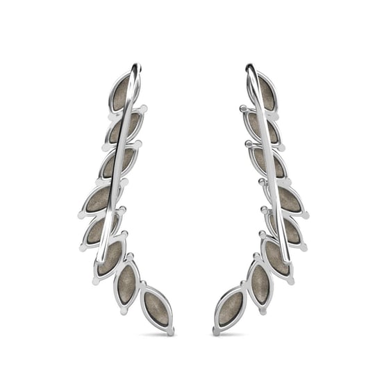 Pendientes Clematis - Plata y Negro - Image 5