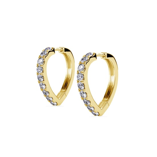 Pendientes Ariane - Oro y Cristal - Image 3
