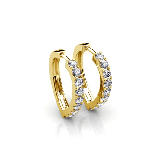 Pendientes Ariane - Oro y Cristal - Image 4