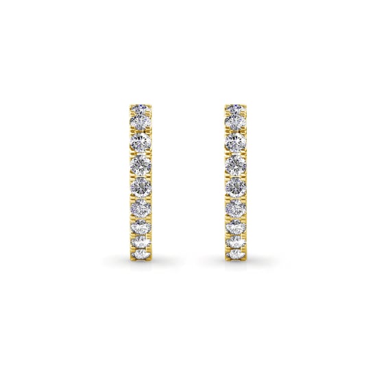 Pendientes Ariane - Oro y Cristal - Image 5