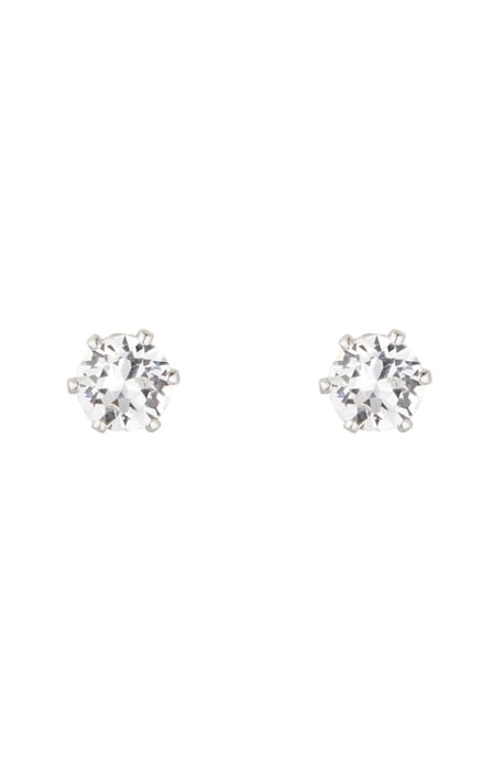 Pendientes Solitaire M - Plata y Cristal - Image 5