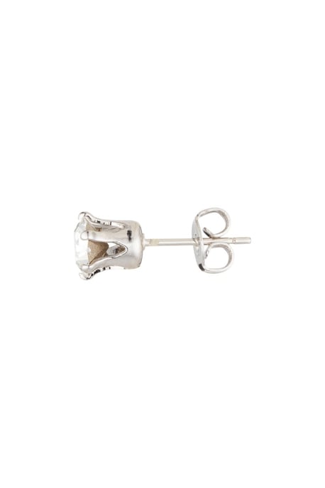Pendientes Solitaire M - Plata y Cristal - Image 6