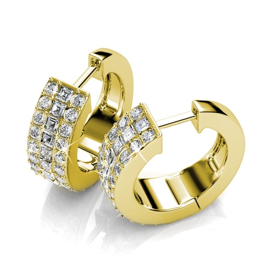 Pendientes Olena - Oro y Cristal - Image 2