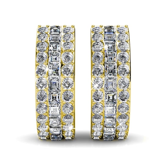 Pendientes Olena - Oro y Cristal - Image 3