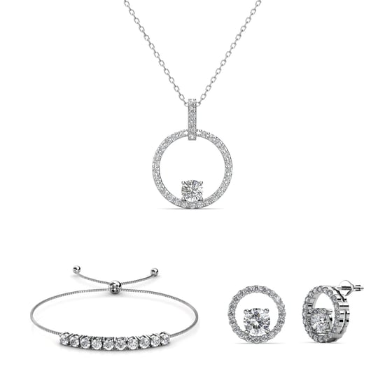Conjuntos Mia Amory - Plata y Cristal - Image 1