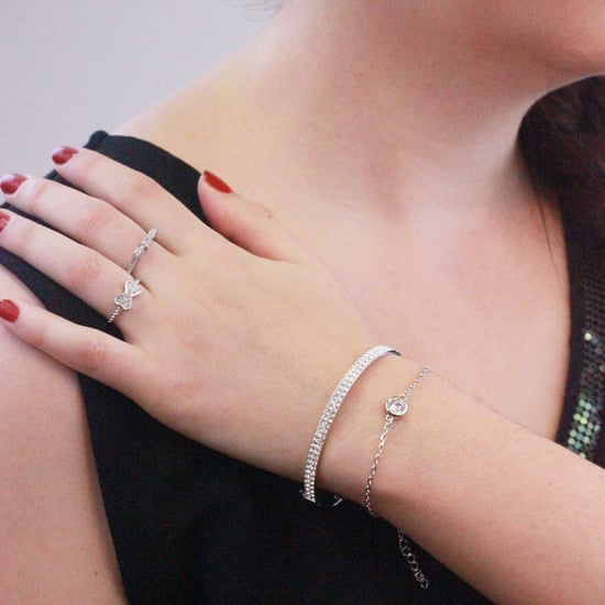 Pulseras Glamour - Plata y Cristal - Image 2