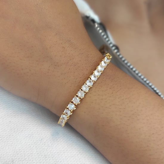 Pulseras Venus - Oro y Cristal - Image 2