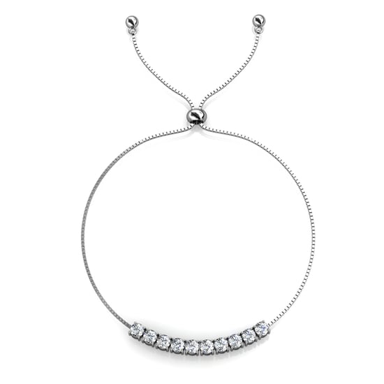 Pulseras Crystal Mia - Plata y Cristal - Image 3