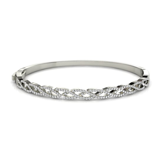 Pulseras Trenzadas - Plata y Cristal - Image 4