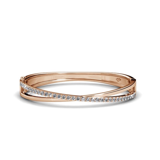 Pulseras Criss - Oro rosa y cristal - Image 1