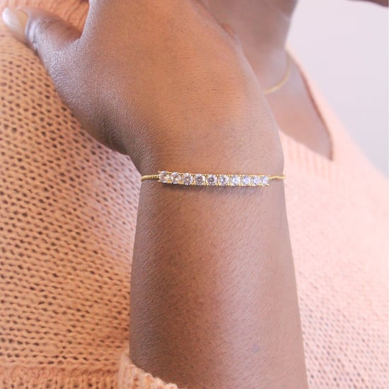 Pulseras Crystal Mia - Oro y Cristal - Image 5
