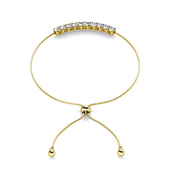Pulseras Crystal Mia - Oro y Cristal - Image 6