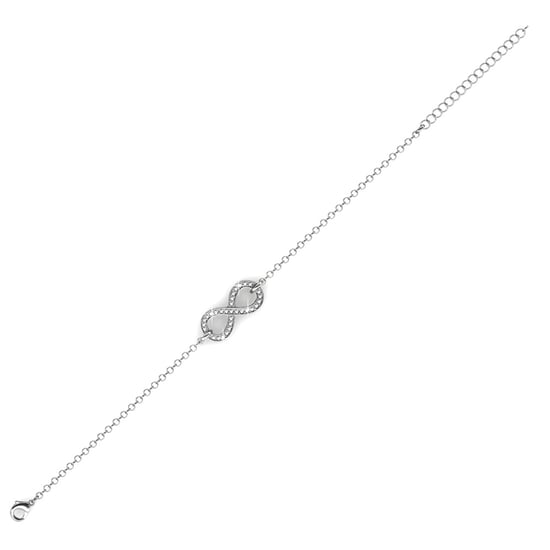 Pulseras Infinity Eight - Plata y Cristal - Image 4