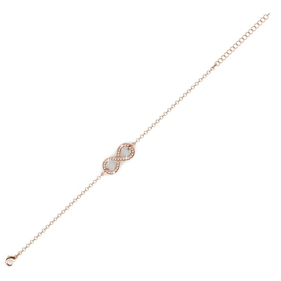 Pulseras Infinity Eight - Oro rosa y cristal - Image 4