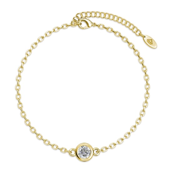 Pulseras con piedras de nacimiento: oro, cristal y rosa - Image 2